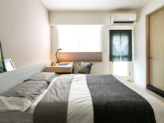 減法生活 Simple life, 耀昀創意設計有限公司/Alfonso Ideas 耀昀創意設計有限公司/Alfonso Ideas Scandinavian style bedroom