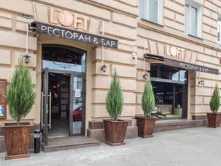 Ресторан LOFT17, Студия интерьерного дизайна MEL Студия интерьерного дизайна MEL Commercial spaces