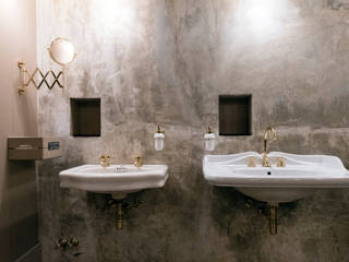 Focus bagno: la cura del cliente che continua in ogni spazio, Idearredobagno.it Idearredobagno.it 浴室 銅/青銅/黃銅 Amber/Gold