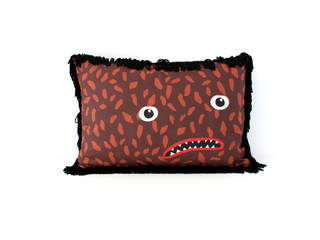 Face Time, My Friend Paco My Friend Paco Modern living room Cotton Red