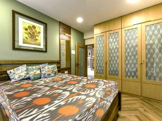 Residential Project - Raheja Vihar, Powai, Mumbai, Dezinebox Dezinebox クラシカルスタイルの 寝室