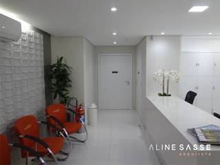 PROJETO CORPORATIVO , ALINE SASSE ALINE SASSE Commercial spaces