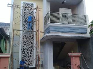 Renovasi Rumah Poris, Tangerang, Arkonintro Pratama Arkonintro Pratama Зимний сад в средиземноморском стиле ДСП