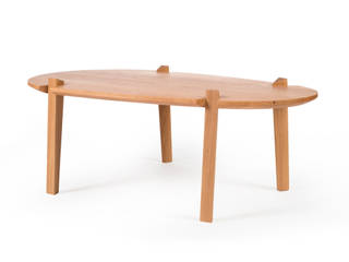 FENDA coffee table - oak wood, Porventura Porventura Salas de estar modernas Madeira Efeito de madeira