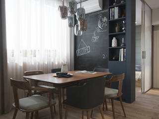 ​Simplicity, Дизайн-мастерская "GENESIS" Дизайн-мастерская 'GENESIS' Minimalist dining room