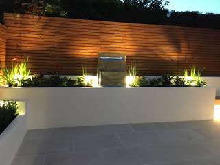 Chessington Rear Garden , River Birch Landscapes River Birch Landscapes Modern Garden Sandstone