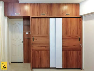 RESIDENCE IN SURATHKAL, MANGALORE, Indoor Concepts Indoor Concepts Modern style bedroom Plywood