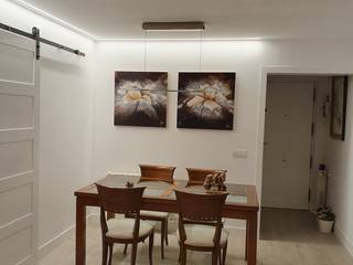 Reforma integral en una Vivienda de Guadalajara por Rodas Reformas, VÍCTOR RODAS SALEM VÍCTOR RODAS SALEM Modern dining room