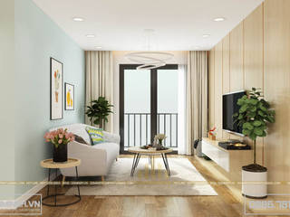 Thiết kế nội thất chung cư GoldMark nhà chị Oanh R3 - 90m2, Thiết kế - Nội thất - Dominer Thiết kế - Nội thất - Dominer