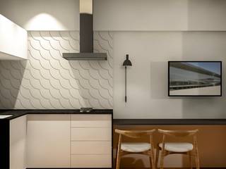 Kitnet/Studio Varandas , Projeto Ponto Projeto Ponto Cocinas de estilo moderno Concreto