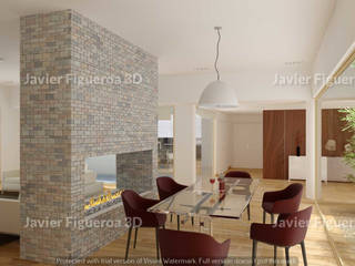 RENDERS INTERIORES DE VIVIENDA EN PILAR, Javier Figueroa 3D Javier Figueroa 3D Вітальня