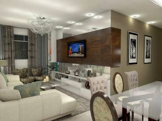 Salas de Estar , Vilaville Vilaville Modern living room