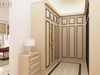 Gading Mediterania Residence, PT VISIO GEMILANG ABADI PT VISIO GEMILANG ABADI Mediterranean style dressing room Plywood
