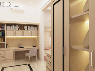 Gading Mediterania Residence, PT VISIO GEMILANG ABADI PT VISIO GEMILANG ABADI Mediterranean style study/office Plywood