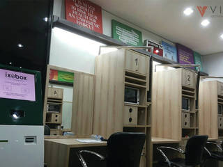 IXOBOX Barbershop, PT VISIO GEMILANG ABADI PT VISIO GEMILANG ABADI Modern study/office Plywood