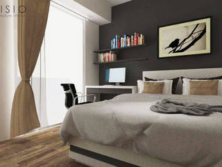 Puri Orchard Apartment , PT VISIO GEMILANG ABADI PT VISIO GEMILANG ABADI Minimalist bedroom Plywood