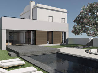 Villa R J, ALESSIO LO BELLO ARCHITETTO a Palermo ALESSIO LO BELLO ARCHITETTO a Palermo Modern pool