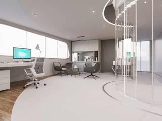 VERO CONCEPT MİMARLIK – Ares Tersanecilik Mobilya Fabrikası Ofis:  tarz Ofis Alanları