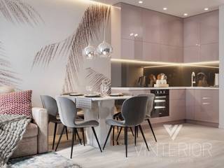 Deisgn interior for family with 2 kids, Vinterior - дизайн интерьера Vinterior - дизайн интерьера Nhà bếp phong cách hiện đại