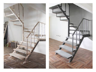 Casa Marial, Taller Onze Taller Onze Stairs Metal