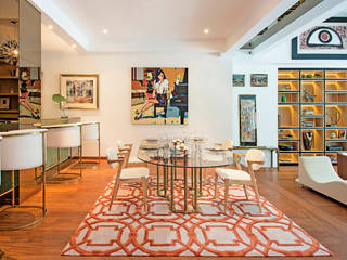 Modern Eclectic, Design Intervention Design Intervention Eclectic style dining room