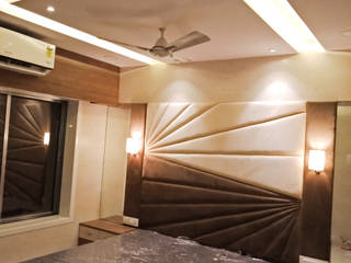 Vasai Project, Interior Paradise Interior Paradise Small bedroom Engineered Wood Transparent