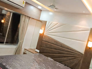 Vasai Project, Interior Paradise Interior Paradise Small bedroom Engineered Wood Transparent