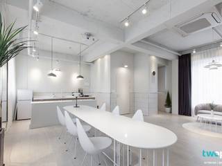 가족을 위한 공간 - 팔레트 (전주 광주 대전 대구 인테리어), 디자인투플라이 디자인투플라이 Modern Dining Room