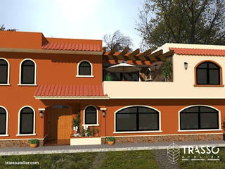 PROYECTO CASA DE DESCANSO TEZONTLA, TRASSO ATELIER TRASSO ATELIER Country house Wood Wood effect