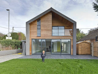 Canal Side Home in Berkhampstead, Designcubed Designcubed 現代房屋設計點子、靈感 & 圖片 木頭