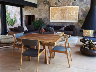 Casa Valle de Bravo , Spazio Interior Spazio Interior Country style dining room Wood Wood effect