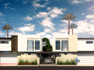 Proyecto Departamentos , SANT1AGO arquitectura y diseño SANT1AGO arquitectura y diseño 房子 水泥 White