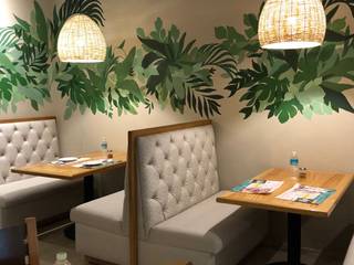 Restaurante 100% Natural, Av Interiores Av Interiores Commercial spaces