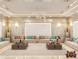 Living Room With Luxurious Design, Luxury Antonovich Design Luxury Antonovich Design