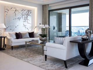 Refined Glamour, Design Intervention Design Intervention Asiatische Wohnzimmer