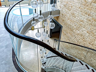 5510 - Helical Staircase, Bisca Staircases Bisca Staircases Treppe Eisen/Stahl