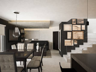 Alcaza, 3D Render 3D Render Modern dining room