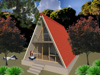 Prefabrik Ev 3, PRATIKIZ MIMARLIK/ ARCHITECTURE PRATIKIZ MIMARLIK/ ARCHITECTURE Prefabricated home