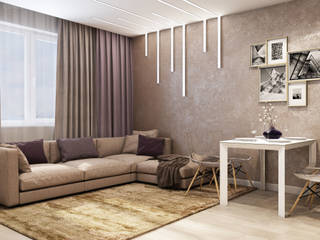 ЖК Оазис, Etevios Etevios Minimalist living room