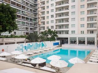 PISCINA - BELMOND COPACABANA PALACE, Froma Arquitetura Froma Arquitetura مساحات تجارية