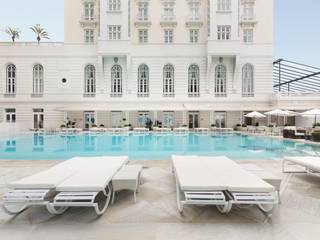 PISCINA - BELMOND COPACABANA PALACE, Froma Arquitetura Froma Arquitetura مساحات تجارية