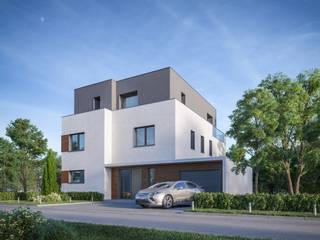 3d Architektur Visualisierung der Einfamilienhause in Bad Homburg, Render Vision Render Vision