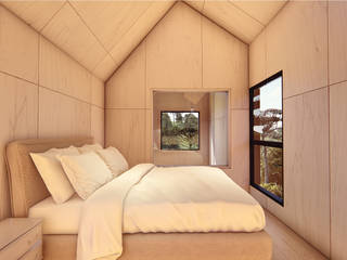 CASA SAMAMBAIA, Franthesco Spautz Arquitetura Franthesco Spautz Arquitetura Kamar Tidur Gaya Country