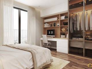thiết kế nội thất căn hộ hiện đại cityland, nội thất căn hộ hiện đại CEEB nội thất căn hộ hiện đại CEEB Modern Bedroom