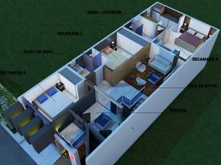 Remodelación | Casa N, Arquitectura & Diseño Arquitectura & Diseño Single family home Ceramic