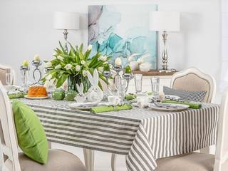 Auf der Suche nach Inspirationen für eine farbenfrohe Festtafel, Dekoria GmbH Dekoria GmbH Modern dining room Concrete