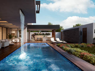 Casa CZ, Álvarez Bernés Arquitectura Álvarez Bernés Arquitectura Garden Pool