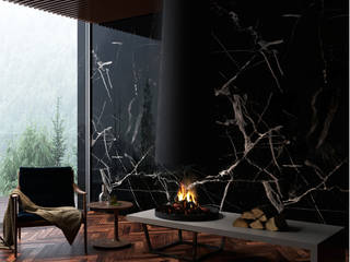 Holy - Settled Collection, Shelter ® Fireplace Design Shelter ® Fireplace Design غرفة المعيشة