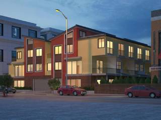 10-unit multifamily building architecture design Redwood City, CA, S3DA Design S3DA Design Habitações multifamiliares