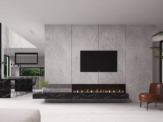 ​Nook Solutions — Lareiras a Bioetanol‎ , Shelter ® Fireplace Design Shelter ® Fireplace Design Moderne Wohnzimmer